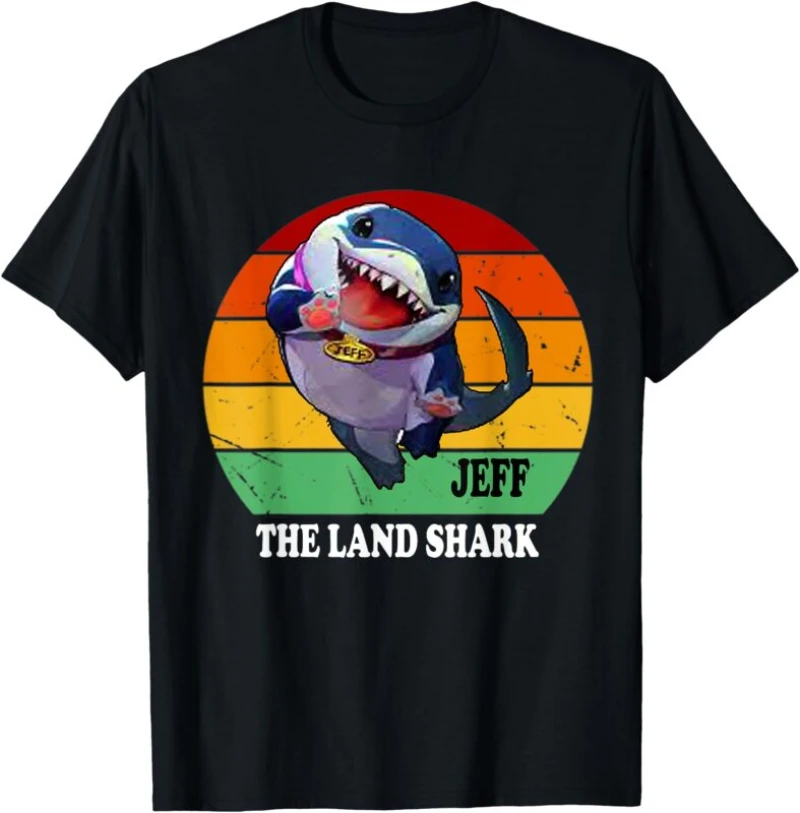 Jeff The Shark T-shirt, Santa Jaws Shirt, Shark Sweatshirt, Funny Hoodie Jeff The Land Shark Vintage Shirt, Vintage Style Shirt
