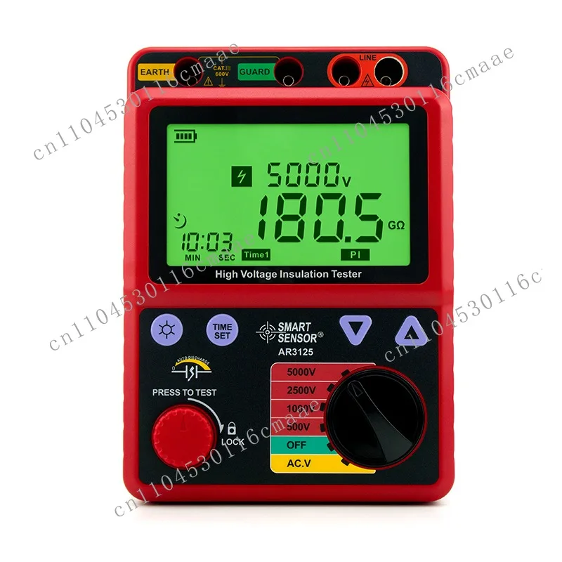 AR3125 Intelligent Sensor 5000V/2500V High Voltage Insulation Resistance Tester