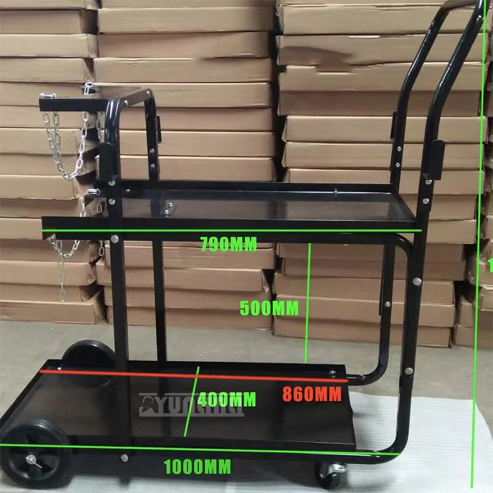 Tool Cart Trolley for Welding machine, Multifunctional storage shelf Auto repair mobile trolley