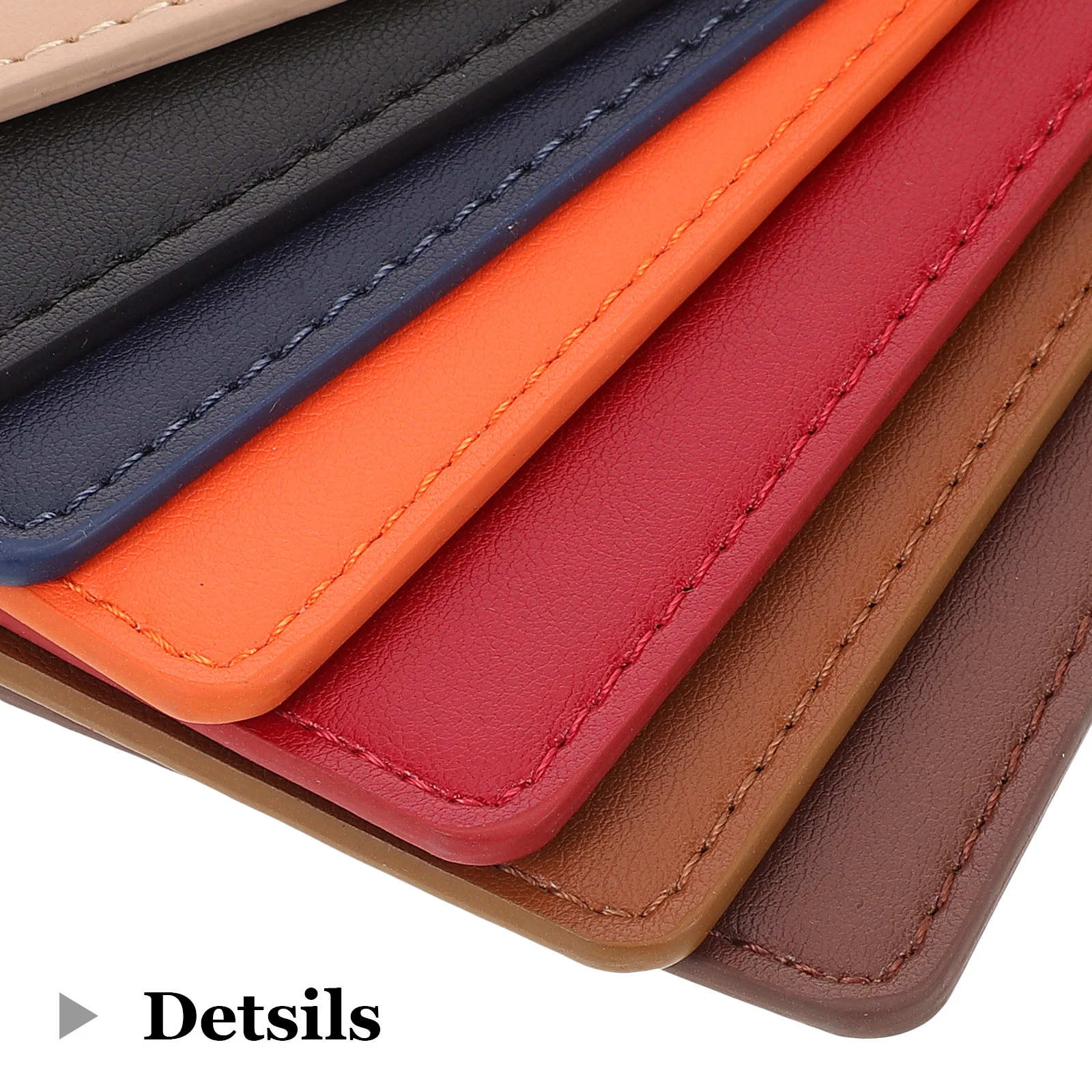 7Pcs PU Credit Card Protector Sleeves Slim Bank Card Holder Anti-Theft Privacy Blocking Secure Storage