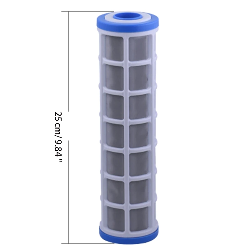 2023 New Washable Water Purifier Filter Element 10 Inch Stainless Steel Mesh Filter Cartridges Filter Accuracy 40 Microns