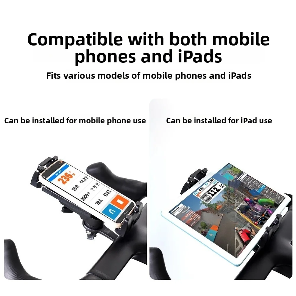 Bicycle Trainer Phone Holder 360 Rotating Adjustable Mount For Garmin Bike Computer Base Indoor Bicycle Tablet Stand Parts