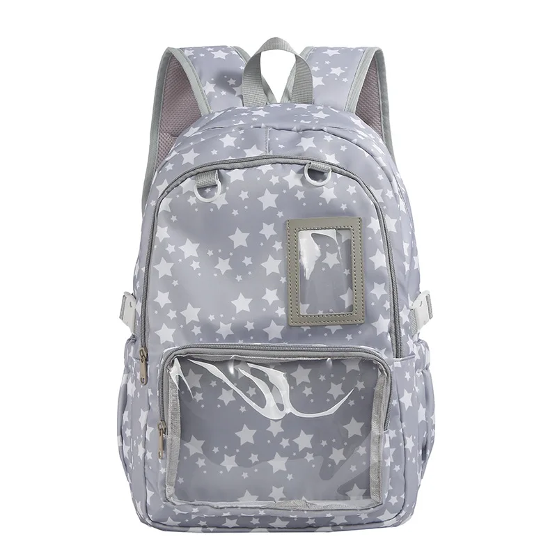 

Women Student schoolbag girl canvas large-capacity lightweight backpack