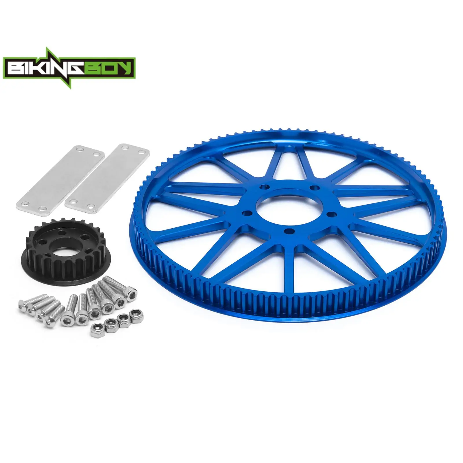 BIKINGBOY Für Sur-Ron Light Bee X Surron LBX Für Segway X160 X260 Vorne 23T 28T + Hinten 94T Riemenrad Riemenscheibe Flachgabel MX – Detail 7
