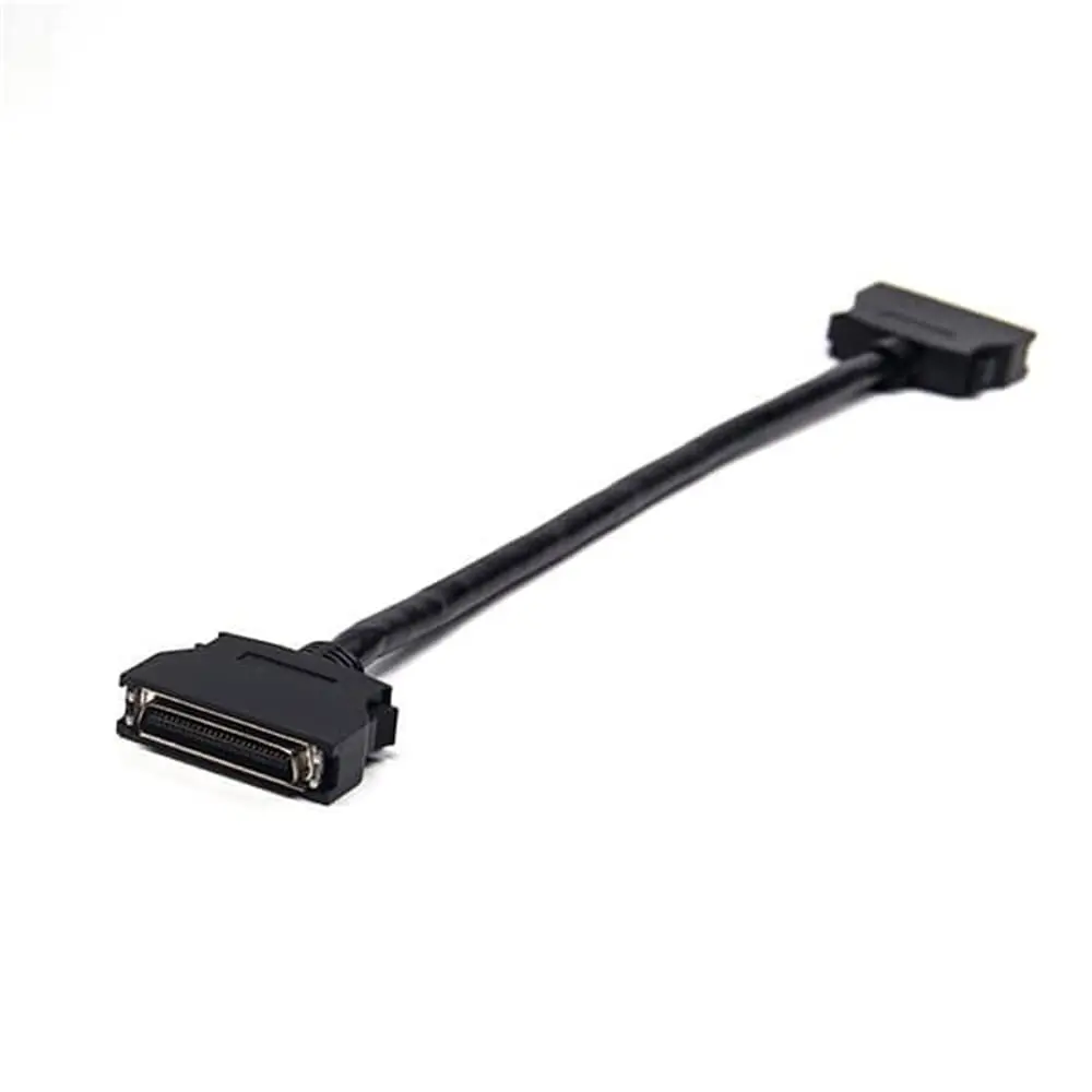 50 Pin SCSI HPCN 180 Degree Latch Lock Male to Male Cable 1 M