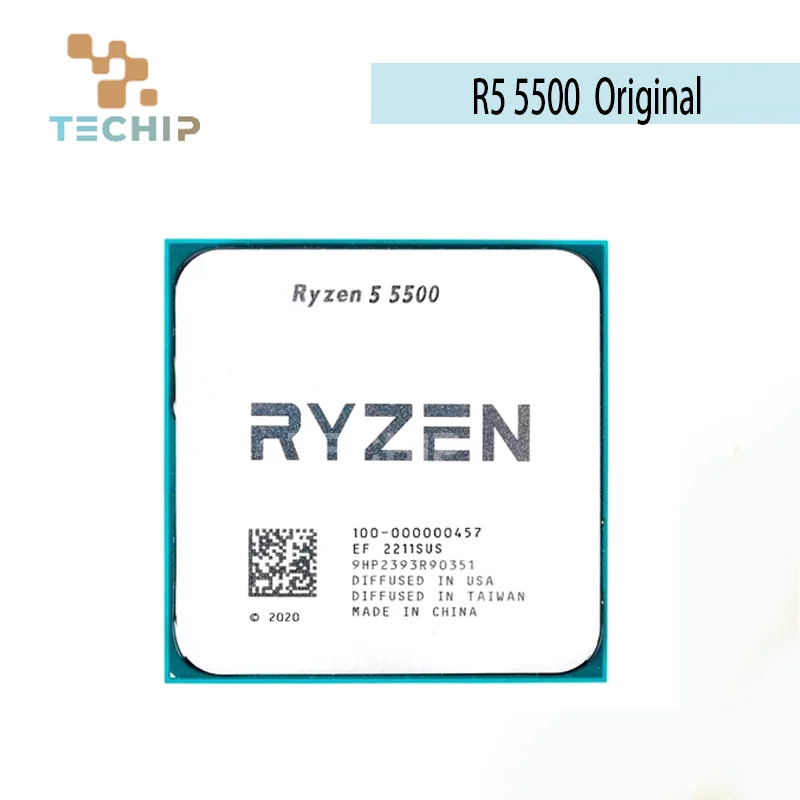 R5 5500 3.6GHz 6-Core 12-Thread CPU Processor 7NM L3=16M 100-000000457 Socket AM4