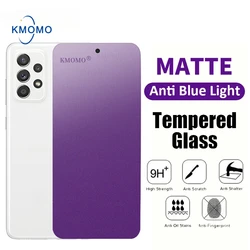 Matte Anti Blue Ray Tempered Glass For Samsung Galaxy A55 5G A35 A15 A25 A24 A54 A14 A34 A53 A73 A33 A13 A23 Screen Protector