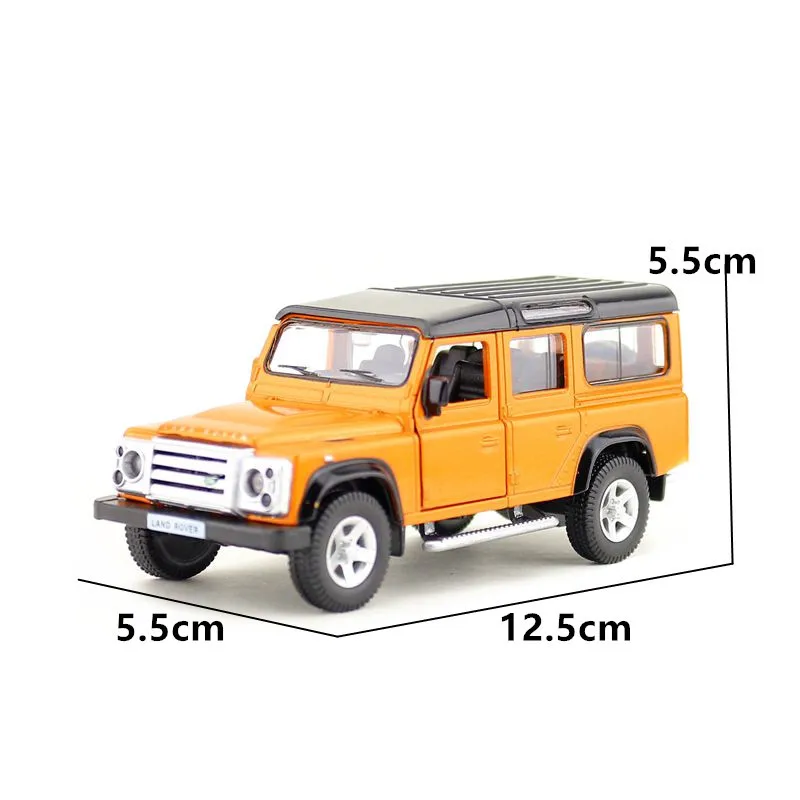 Land Rover Defender 1:36 Scale Pullback Toy Car Model Official Licensed Alloy Diecast Vehicle Replica Xmas Gift Kid Boy Toy