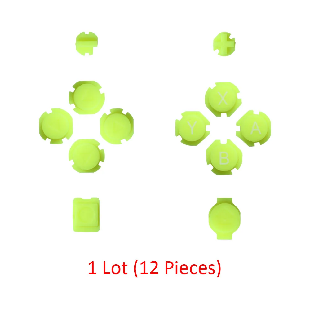 12 шт., сменные кнопки контроллера джойстика, ремонт ABXY D-Pad, направляющие клавиши для Nintendo Switch OLED Joy-Con Joycon NS