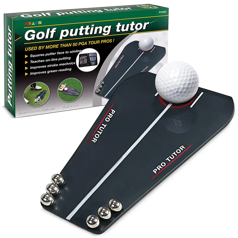 Pro No Logo Putter Guide Exercise Board Indoor Golf Putter Practitioner Golf Training Outdoor