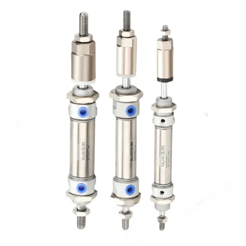 

MAJ Series Pneumatic Cylingder Stainless Steel Stroke Adjustable Mini Cylinder MAJ16/20/25/32/40X25X50X75X100-25-50S