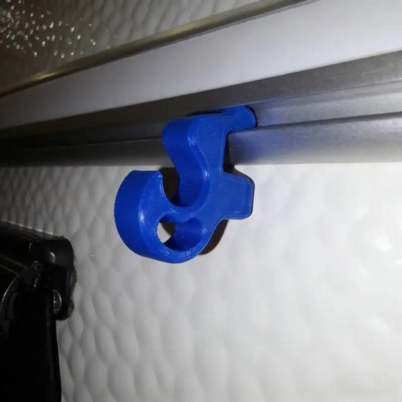 5pcs RV Specific 8mm Pressure Rail Hooks, Multifunctional Strong Suspension Hooks, Easy To Install Without Drilling Holes