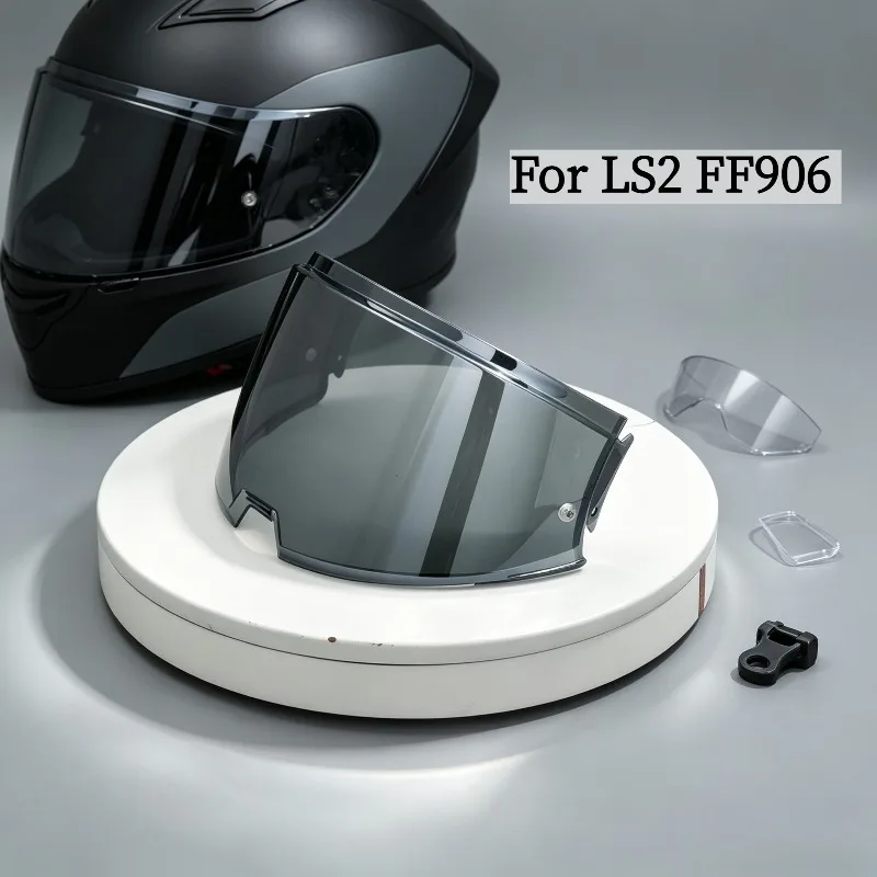 For LS2 FF906 Helmet Replacement Visor Lens ADVANT Flip-Up Helmet Windshield  Motorcycle Helmet Accessory
