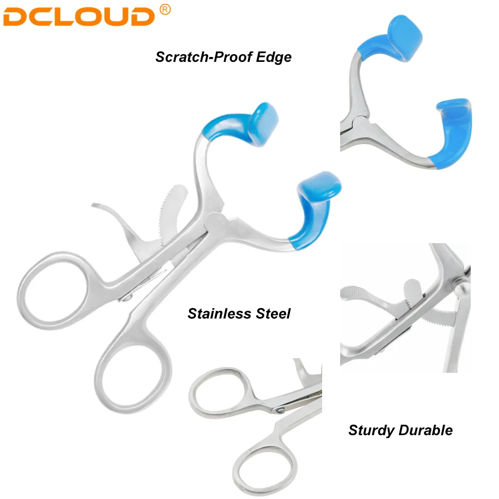 Dental Cheek Lip Retractor Stainless Steel Mouth Opener Cheek Expander Orthodontic Dentist Tools Oral Examination Equipment