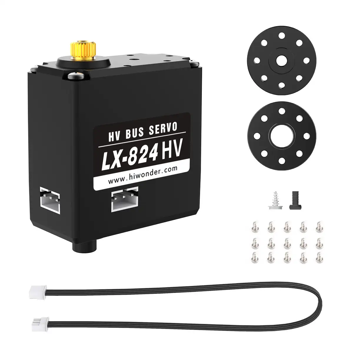 Hiwonder LX-824HV Servo Bus Tegangan Tinggi Tiga Konektor