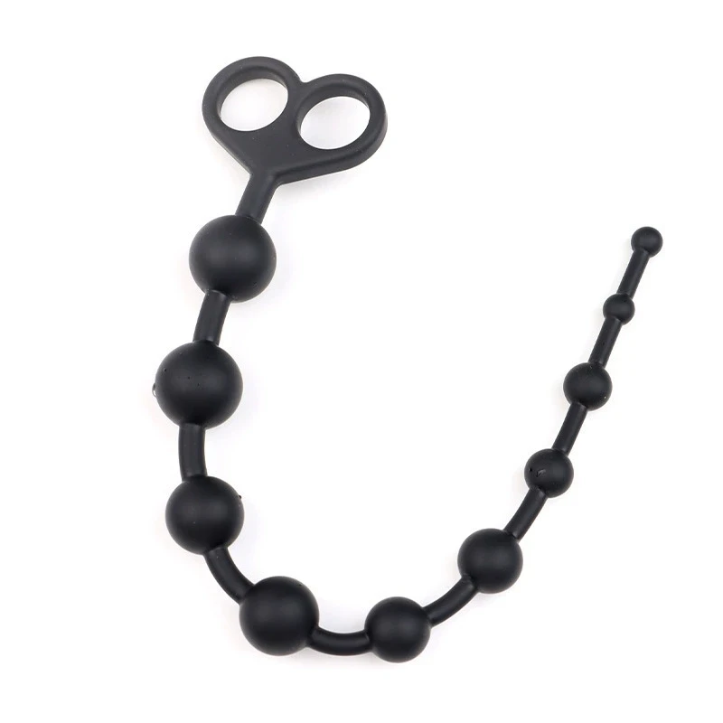 Anal Beads Masturbator Anal Plug Gay Anal Dildo Toy Butt Plug Nipple Stimulator Masturbation Tools Anal Women Men Anal Sex Toy - view 3