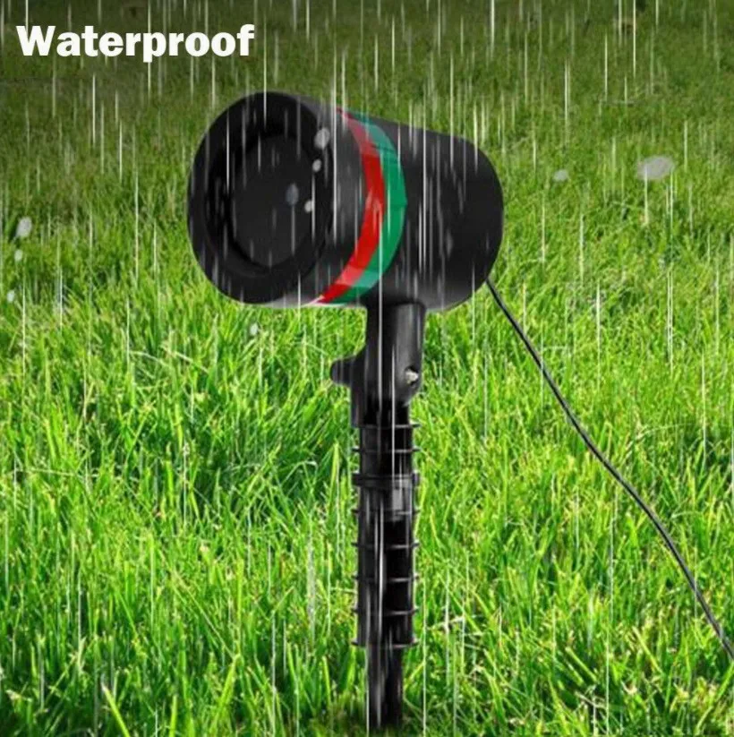【Hot】Outdoor Fairy Christmas Sky Star La-ser Projector Stage Spotlight Showers Garden Lawn Stage