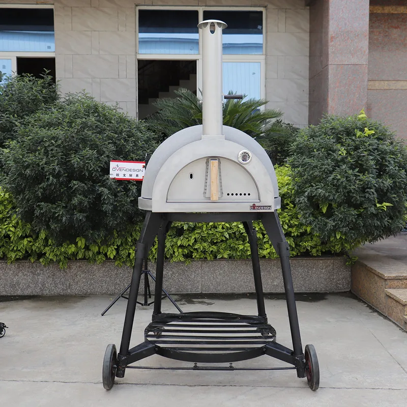 heavy  portable wood fired pizza oven pizza oven outdoor build set wood fire