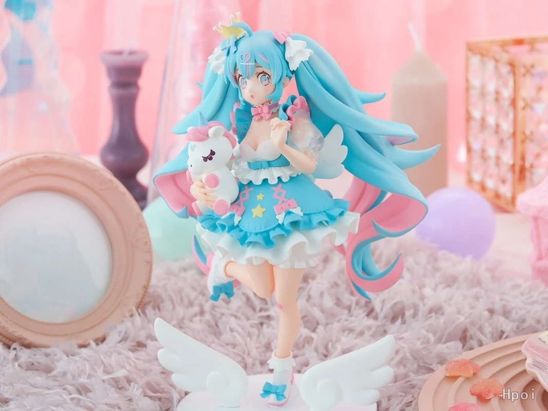 FuRyu Original 21Cm TENITOL Hatsune Miku Action Figure Toys For Kids Gift Collectible Model Ornaments