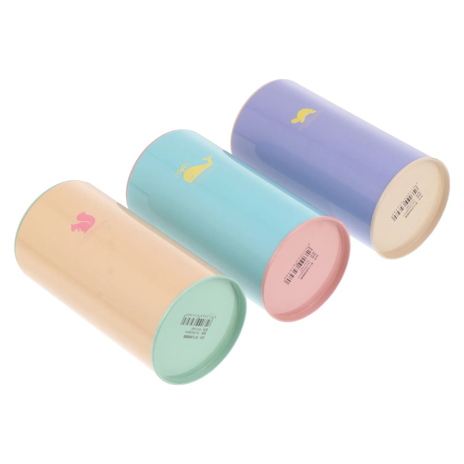 

3pcs Saving Pot Money Box For Adults Tinplate Storage Organizer Pencil Holder Desktop Decor Gift For Birthday Christmas