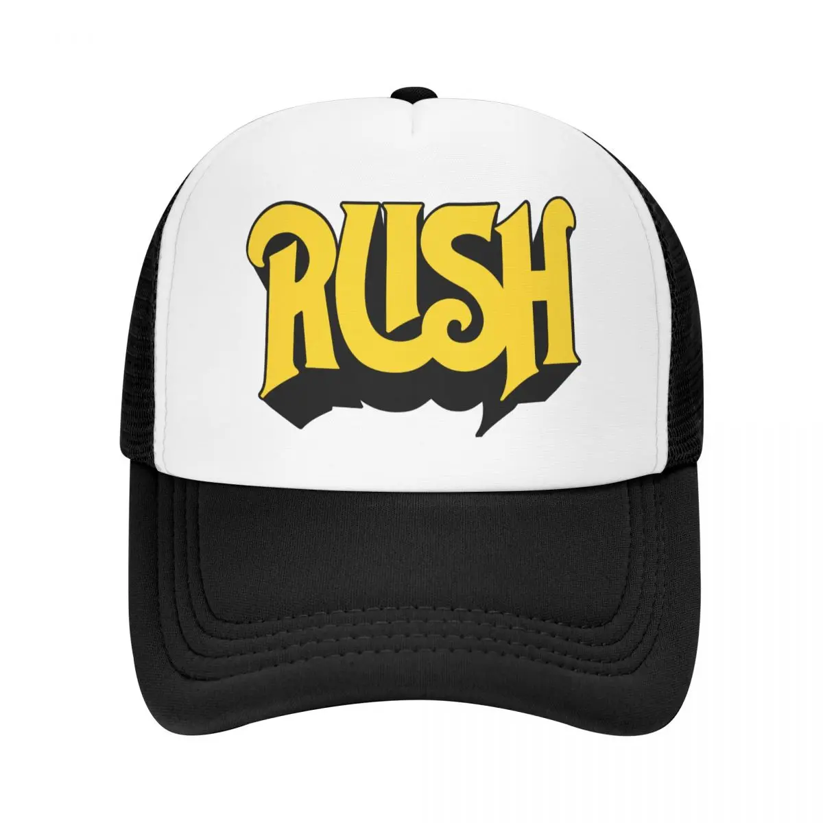 Rush Band Mesh Baseball Caps Adult Hip-Hop Sun Caps Hat Breathable Polyester Golf Hats Summer Trucker Caps