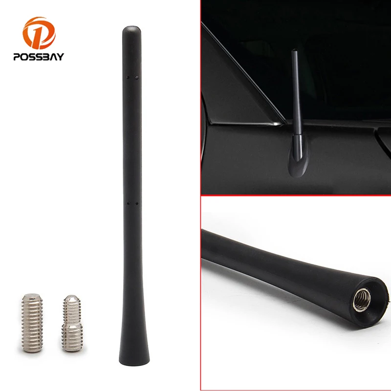 

7 Inch Car Antenna Mast Radio AM/FM Signals Aerials Black Exterior Parts for Jeep Chevy Silverado GMC Sierra 2006 2007-2021