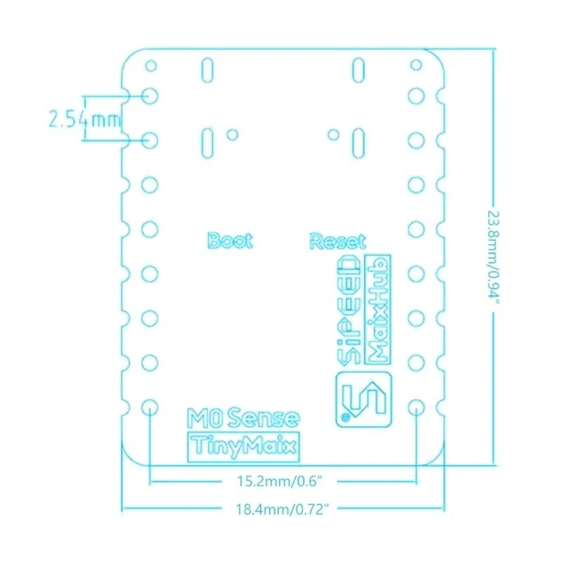 SZSU SIPEED M0Sense Bluetooth-kompatible Entwicklungskarte Mikrofinger-Mini-Board