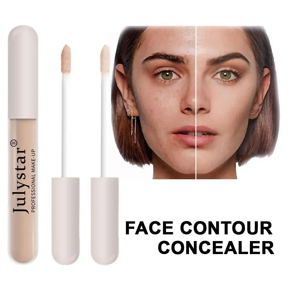 1pc Concealer Hohe Abdeckung Feuchtigkeitsspendende Öl Kontrolle Unsichtbare Kreise Poren Dunkle Kontur Make-Up Gesicht Foundation Sommersprossen T5M9