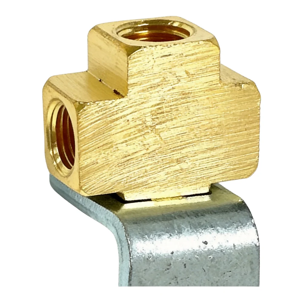 Inch IN Tube Sturdy Mounting Bracket Brake Line Tee High Quality IN IN Tube Inverted Flare User Friendly Brake Line Tee