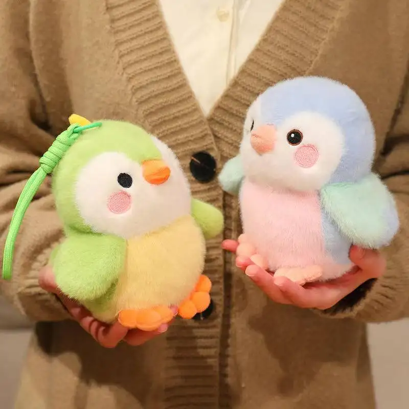 Nieuwste Fat Bird Rugzak Hanger Sleutelhanger Kawaii Gevulde Knuffel Pop Cartoon Anime Leuke Gift Pop voor Vrienden Vakantie Cadeau Doen