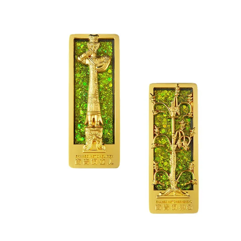 

Новый Sanxingdui Quicksand магнит на холодильник музей аутентичная бронза сакральное дерево культурные и творческие памятные поделки подарок