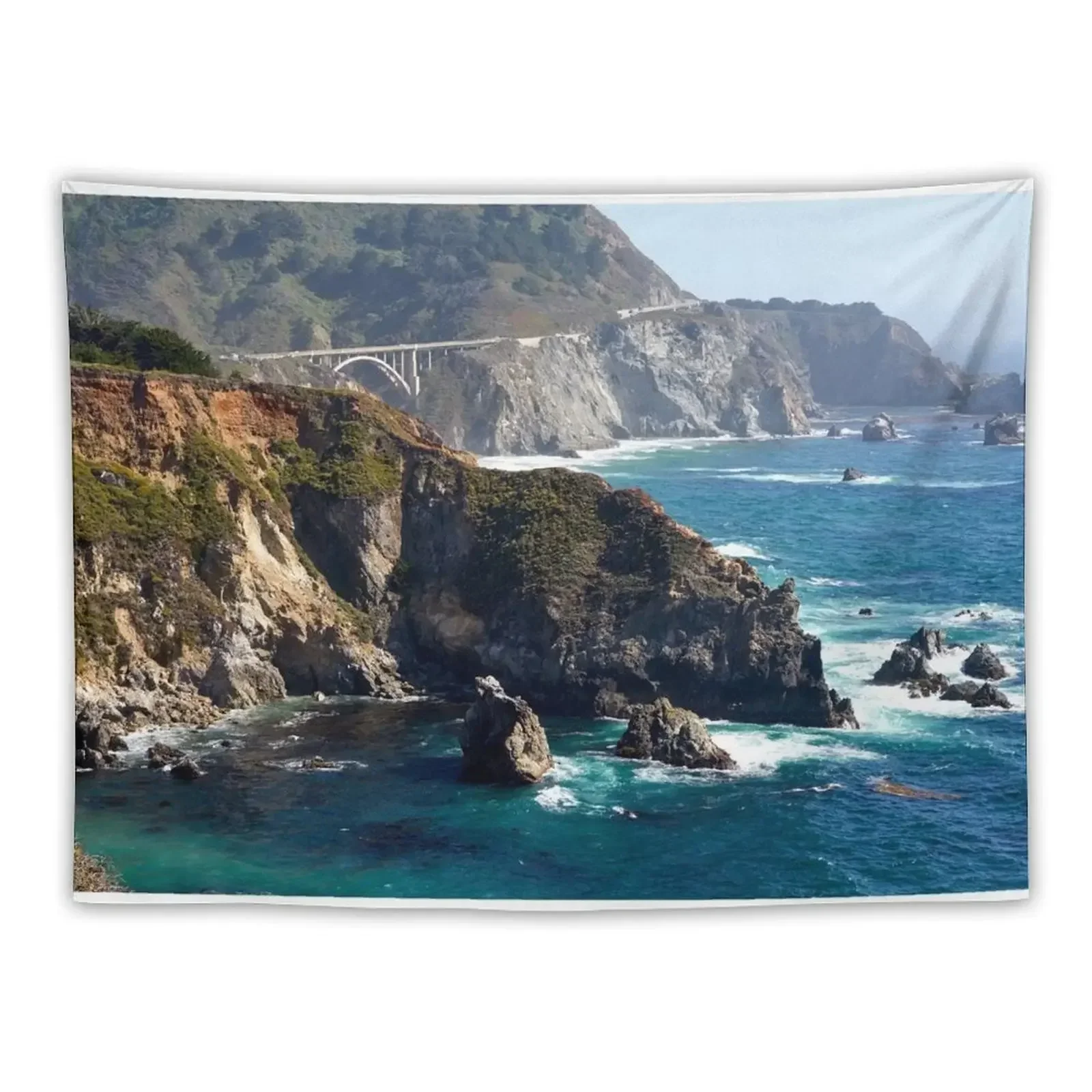 

Bridge at Big Sur Tapestry Home Decoration Anime Decor Tapestry