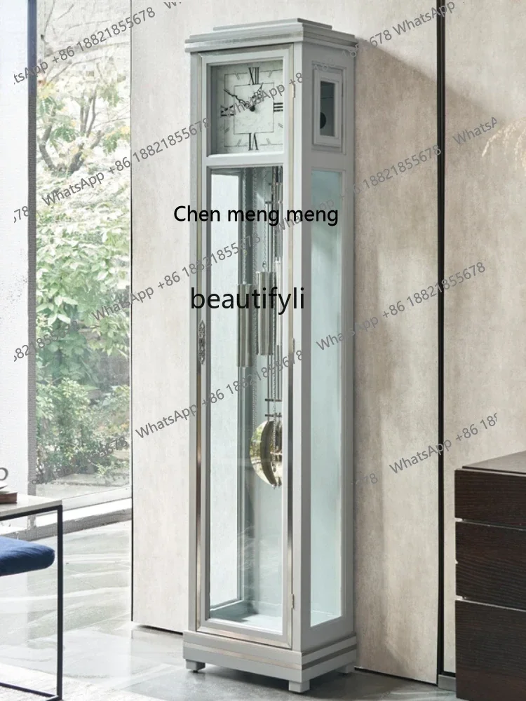 

cn8350 LHY LBX Modern Italian Light Luxury the Grandfather Clock Living Room Clock Home Internet Celebrity Pendulum Clock