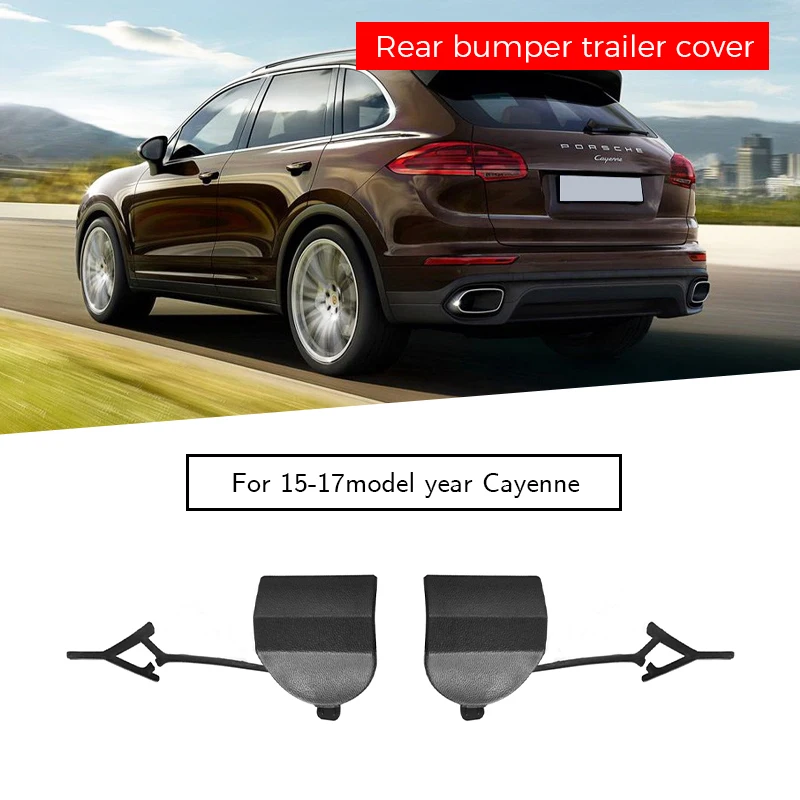 

95850550050 95850549950 rear bumper trailer cover for Porsche Cayenne 958.2 2015-2017