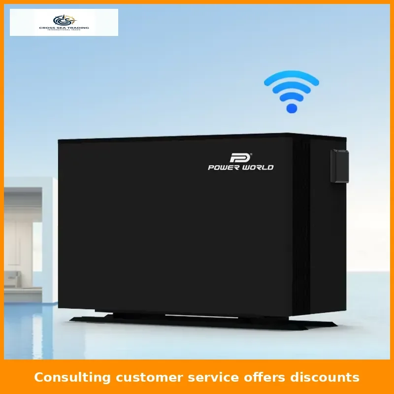 New Design Air Source Pool Heat Pump 18/22 kW Variable Frequency R32 Refrigerant with Wi-Fi Control Household Tankless