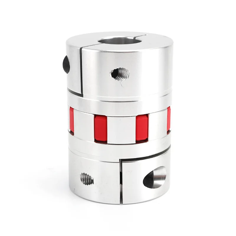 2 pz MSM Giunti Albero D20L25 Gomma Flessibile Mascella Connettore Motore 5mm 6mm 8mm 10mm Alluminio Plum 3d Stampante Giunti CNC Kit