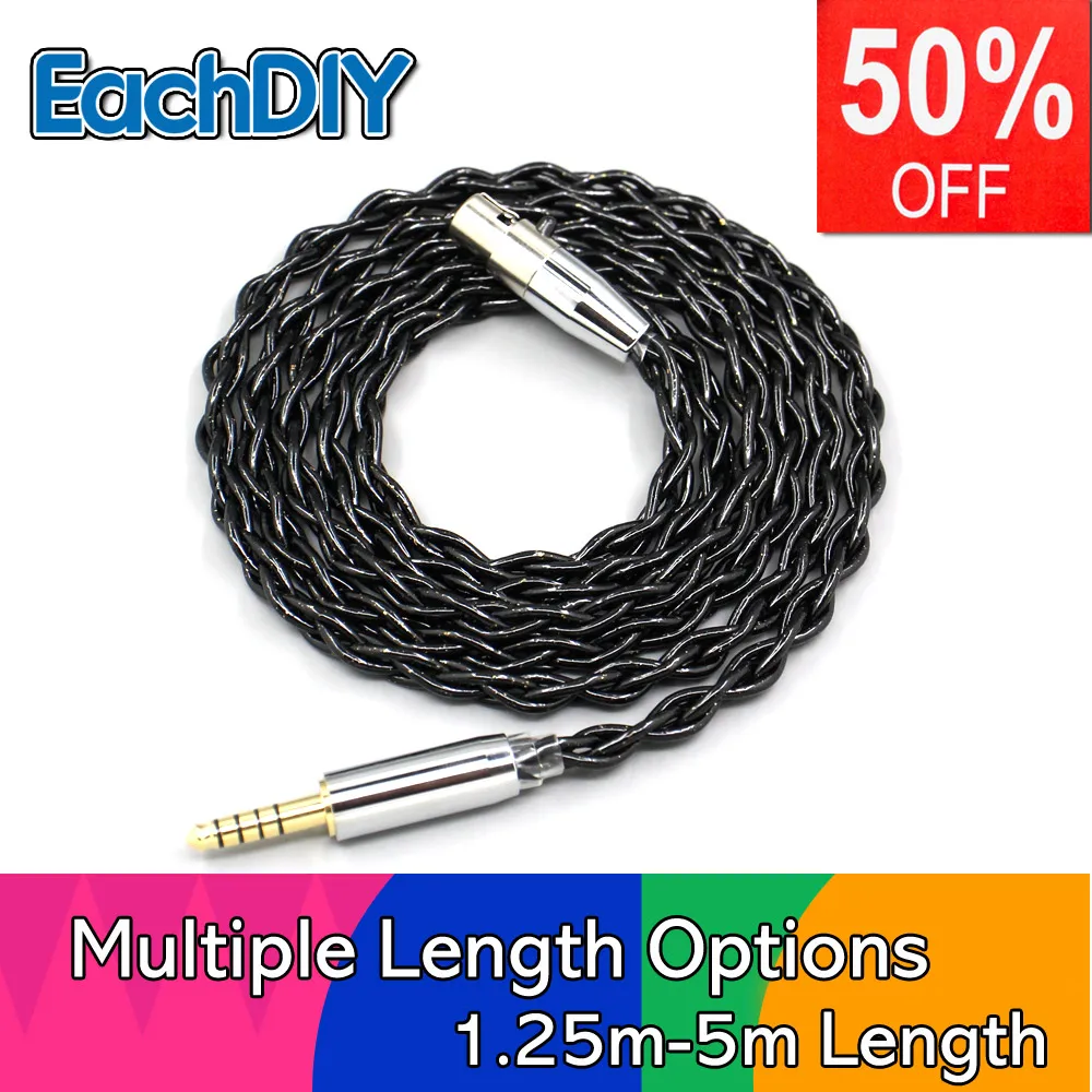 

99% Pure Silver Palladium Graphene Floating Gold Cable For AKG K371BT Beyerdynamic DT177x GO Pioneer HDJ-X10 LN008347