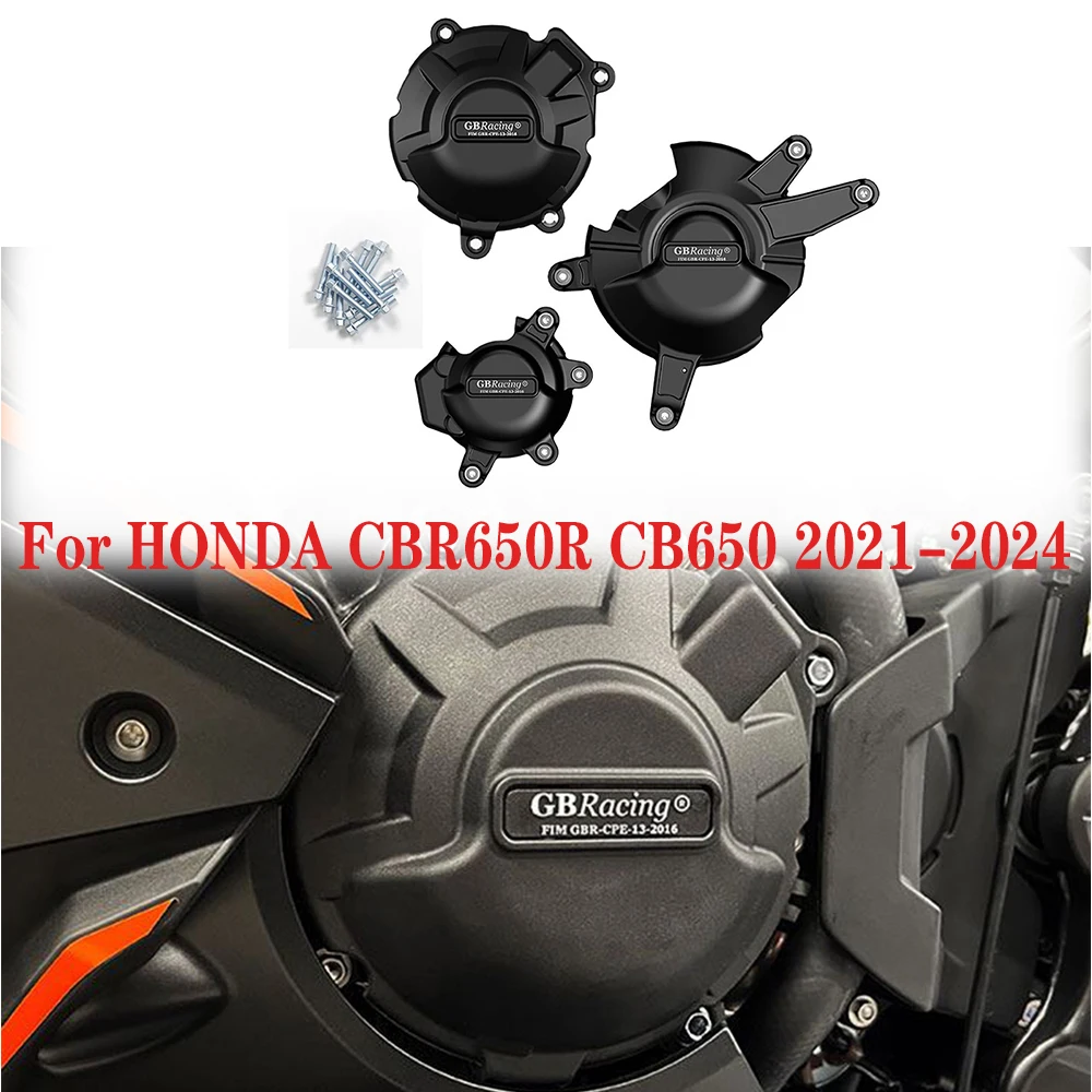 

CBR650 Engine Protective Cover For HONDA CBR650R 2021 2022 2023 2024 CB650R 2021 2022 2023 2024 Carbon Fiber Printing