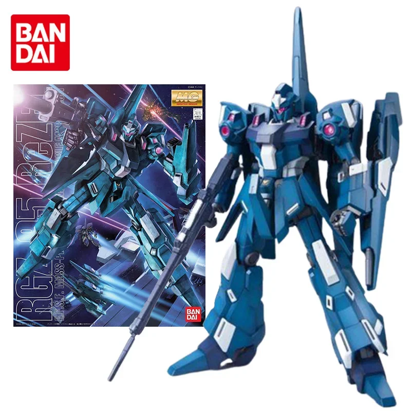 

Bandai Genuine Gundam Model Kit Anime Figure MG 1/100 RGZ-95 ReZEL Collection Gunpla Anime Action Figure Toys for Children