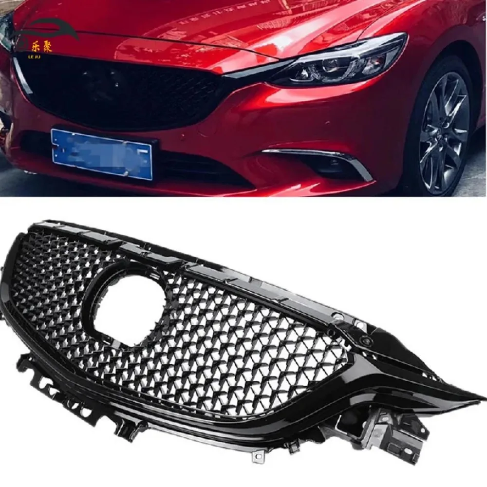 

For Mazda 6 2017 2018 Racing Grille Front Bumper Grill Body Kit Accessories
