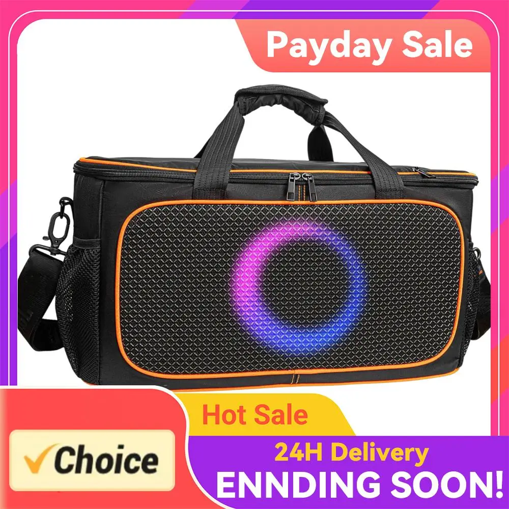 

Противоударный чехол для переноски портативной колонки, сумка-переноска с плечевым ремнем, совместимая с колонкой JBL PartyBox On The Go 2