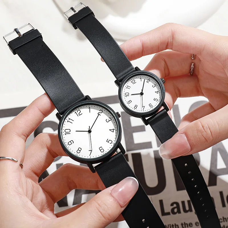 New couple's watch classic digital women's quartz watch