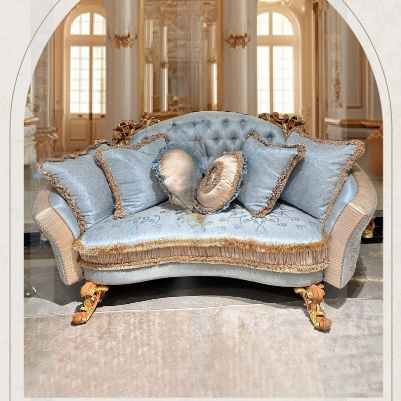 Sofa double, triple fabric sofa, retro and old craft furniture