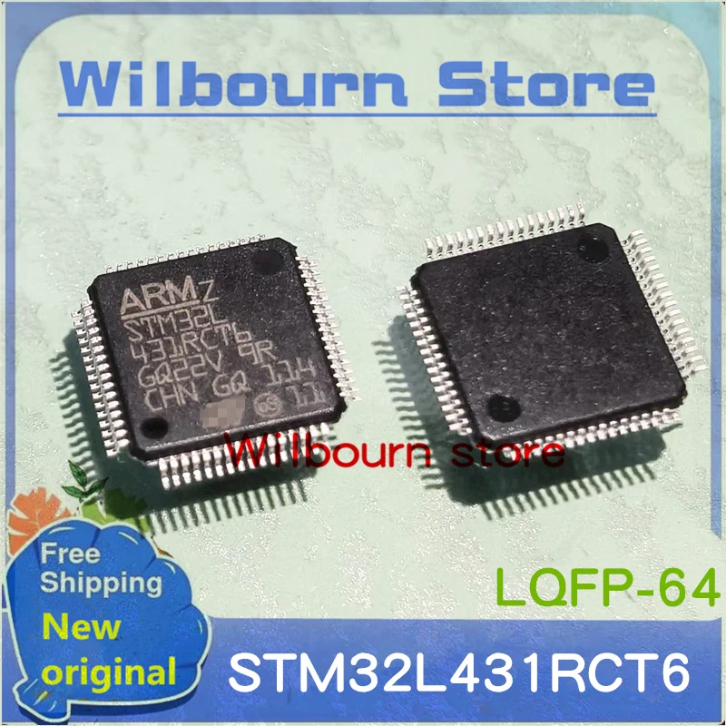 5PCS/LOT STM32L431RCT6 STM32L 431RCT6 STM32L431RCTb LQFP-64 New original