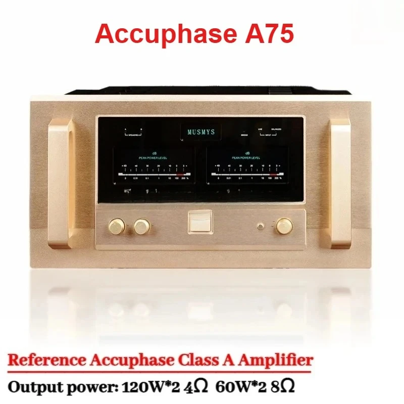 Reference Accuphase A-75 amplifier 120W*2 HiFi pure Class A home high-end audio amplifier stereo 1:1 replica original circuit