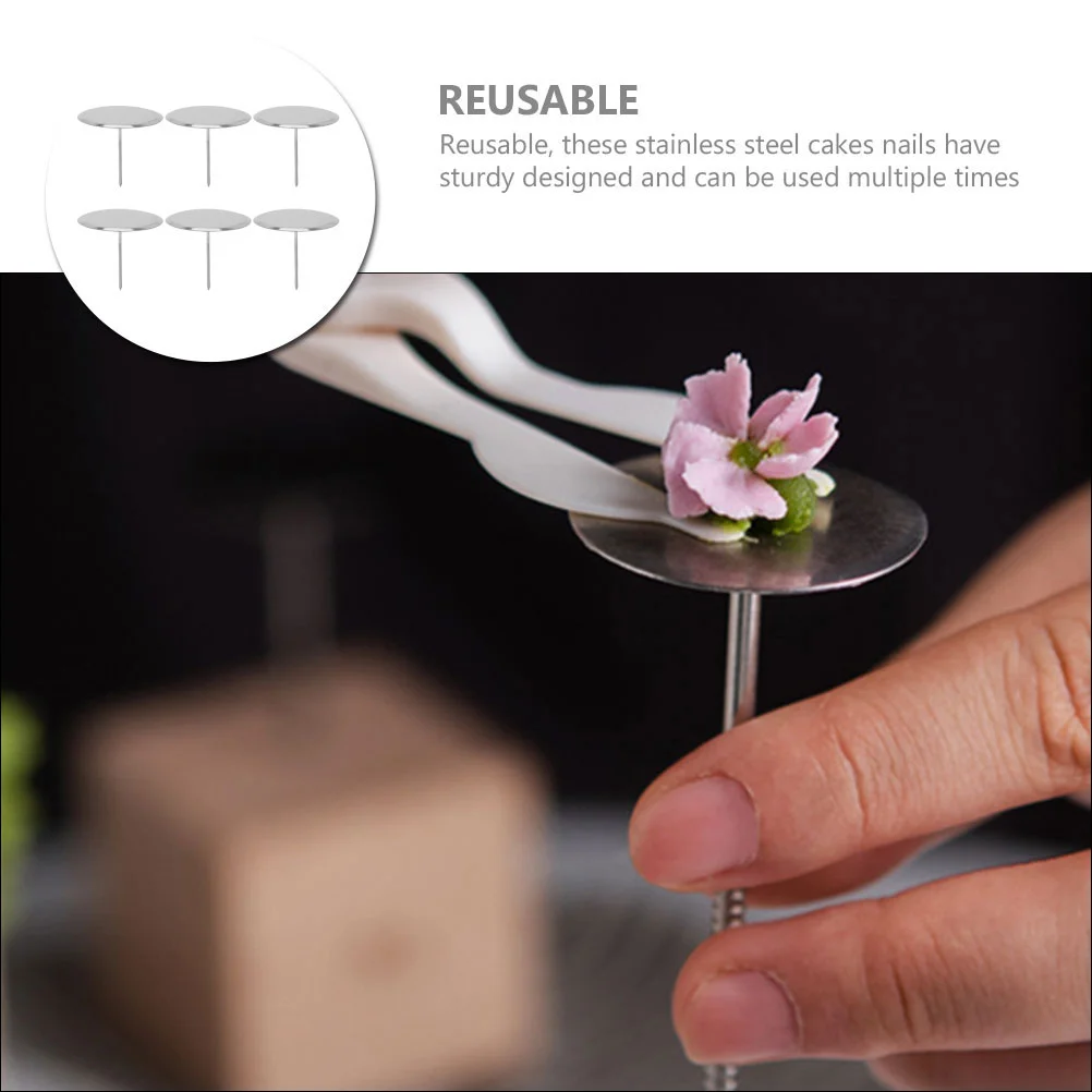 Cake Decorating Kit Stainless Steel Mounting Nails Tools Frosting Flower Decoration