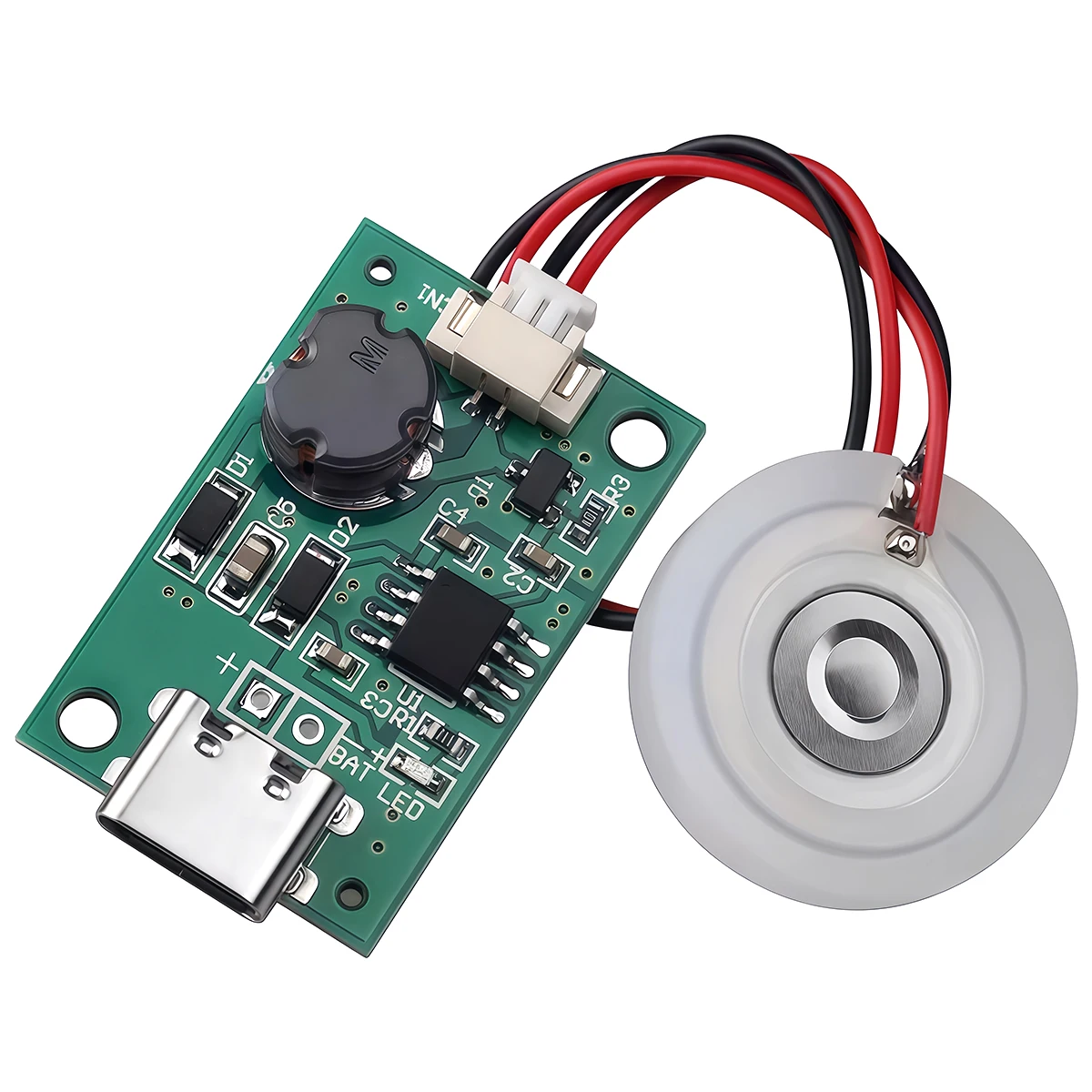 QDB-1 dc 5v usb spray ultrassônico umidificador atomizador módulo de unidade mini umidificador tipo-c interface usb pacote diy com atomizador