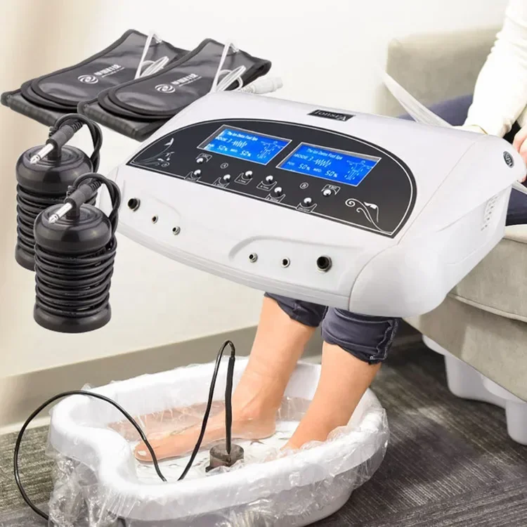 Dual Ionic Pro Cell Detox Machine Ion Foot Bath Spa Cleanse System