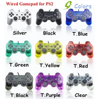 Mando con cable de 9 colores para Sony PS2 controlador Gamepad para Sony PS2 consola controlador Mando Joystick consola accesorios de juego