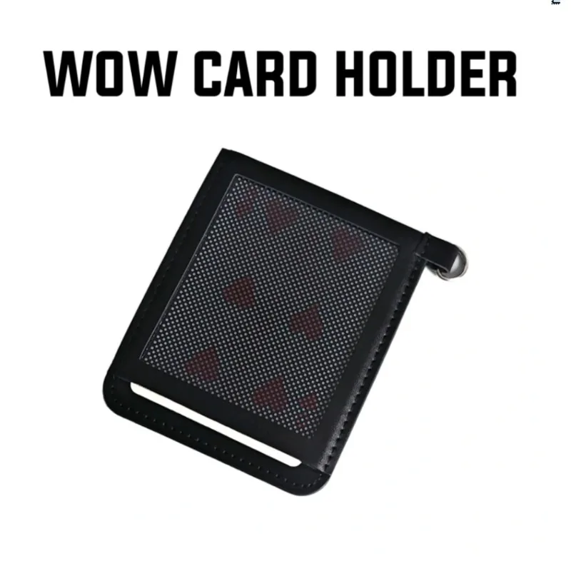 WOW Card Holder Edition Poker Pattern Close-up Magic Tricks Prop Deck of Cards Close-up Visualization Ultimate Magic Performance